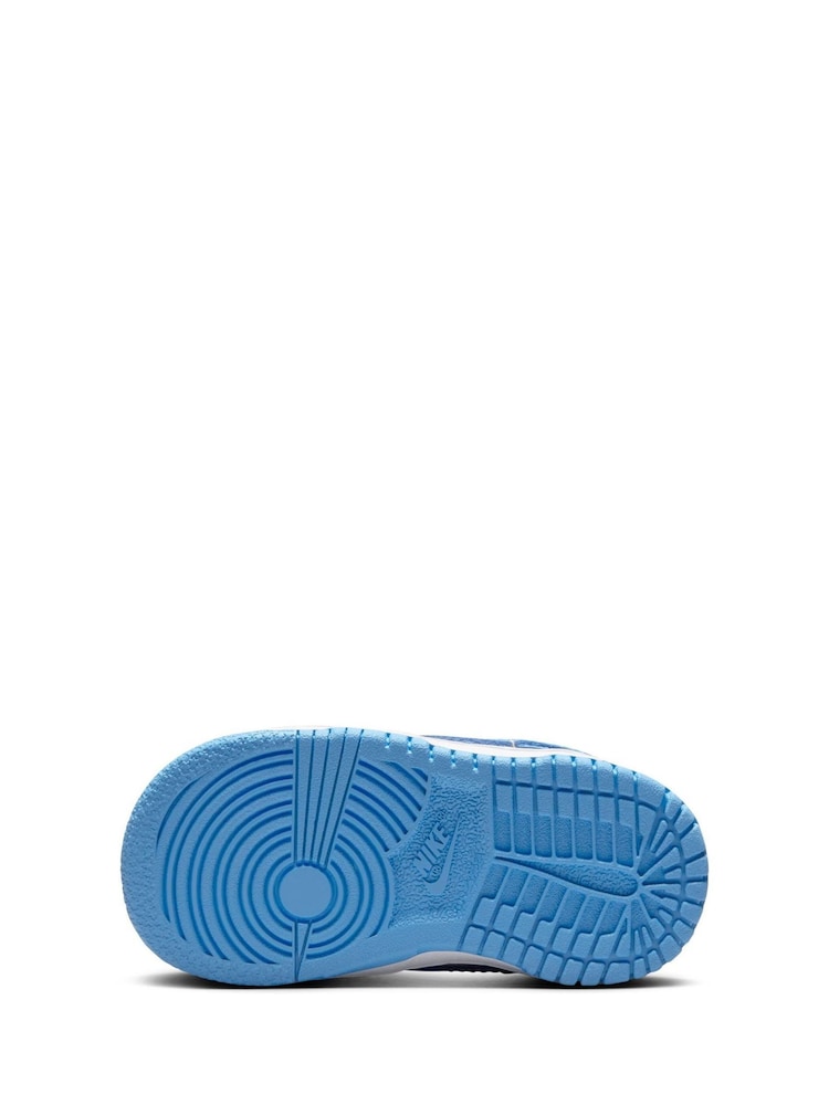 Blauw/steen - Nike Low Infant Dunk Trainers - Image 8 of 9