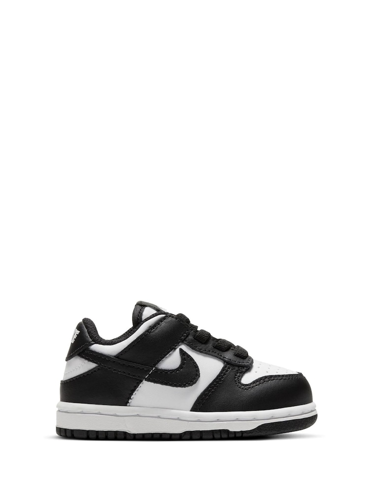 Nike Black/White Low Infant Dunk Trainers - Image 1 of 9
