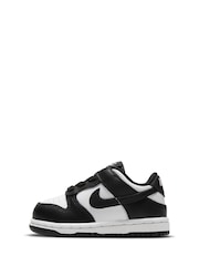 Nike Black/White Low Infant Dunk Trainers - Image 2 of 9