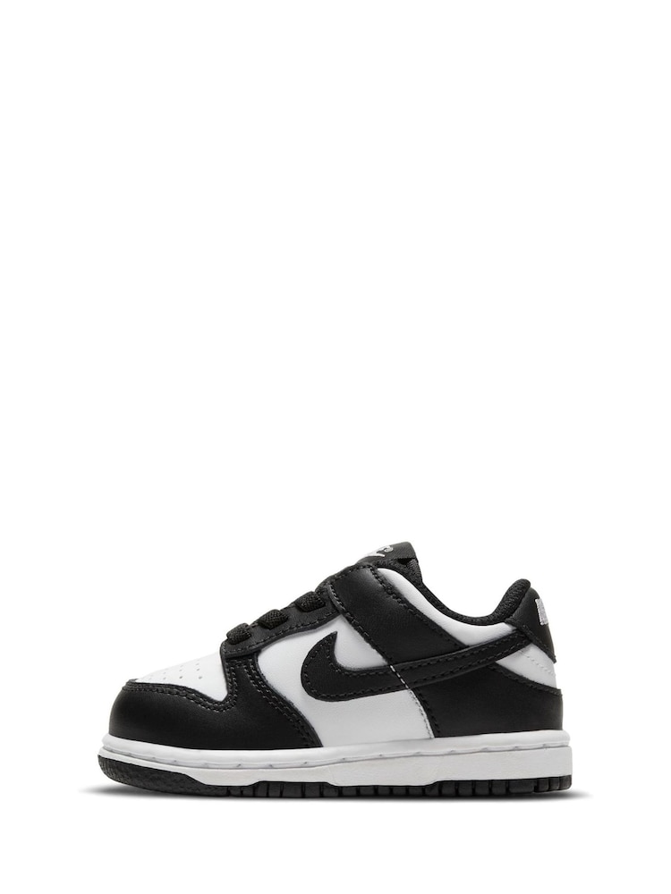 Nike Black/White Low Infant Dunk Trainers - Image 2 of 9