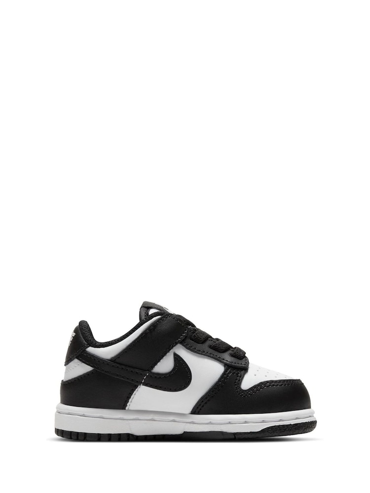 Zwart/wit - Nike Low Infant Dunk Trainers - Image 3 of 9