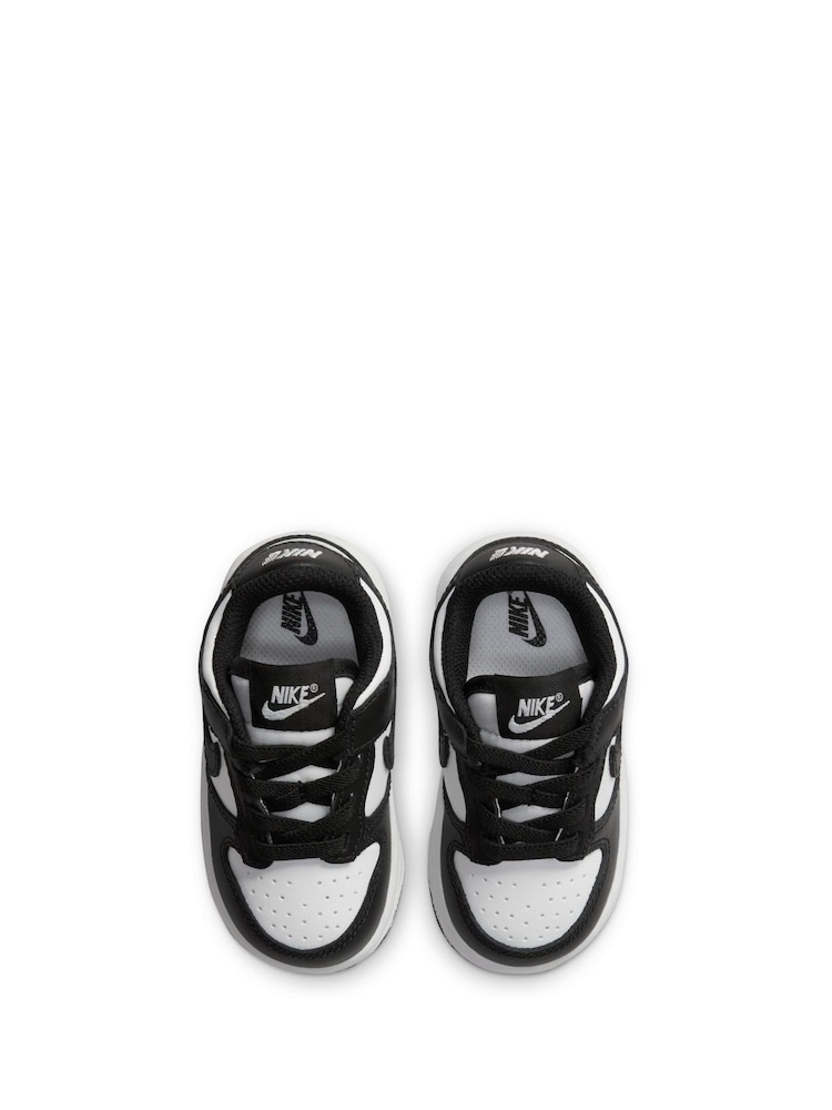 Zwart/wit - Nike Low Infant Dunk Trainers - Image 4 of 9