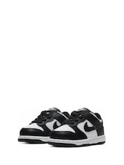 Nike Black/White Low Infant Dunk Trainers - Image 7 of 9