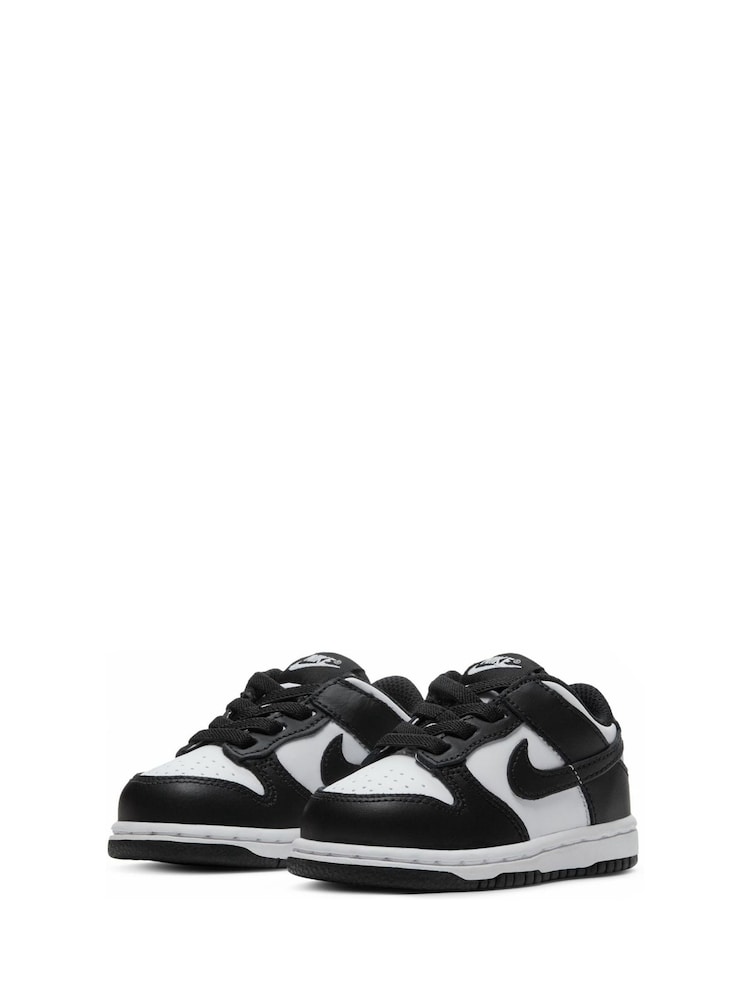 Zwart/wit - Nike Low Infant Dunk Trainers - Image 7 of 9