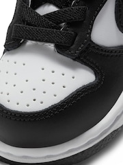 Nike Black/White Low Infant Dunk Trainers - Image 9 of 9