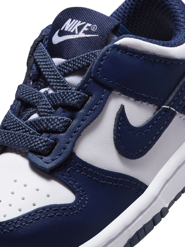 Marineblau/Weiß - Nike Low Infant Dunk Trainers - Bild 7 von 7 Marineblau/Weiß - Nike Low Infant Dunk Trainers - Bild 7 von 7