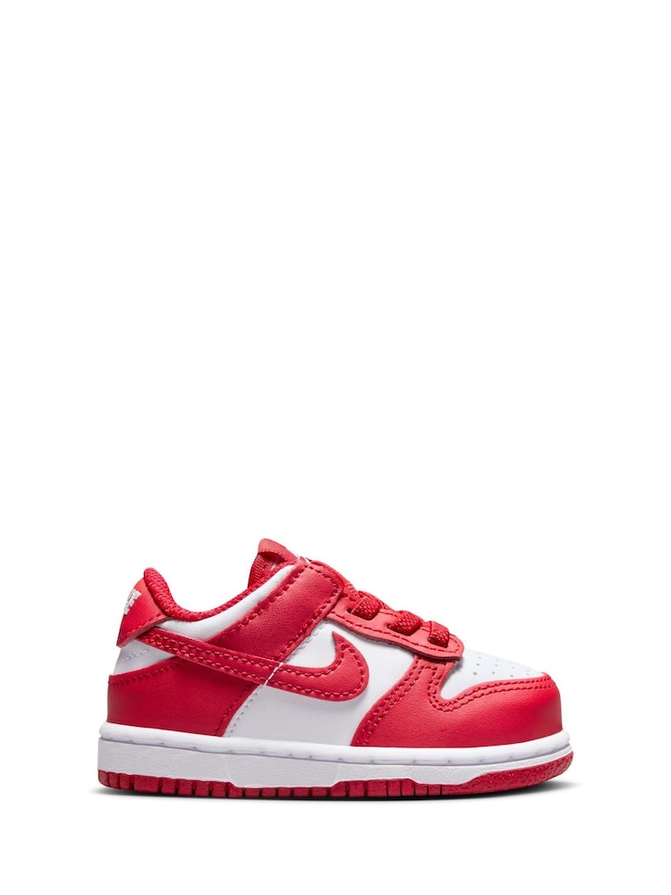 University Red/White - Nike Low Infant Dunk Trainers - Image 1 of 9