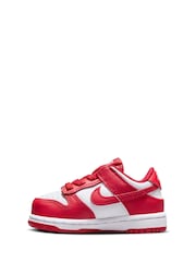 University Red/White - Nike Low Infant Dunk Trainers - Image 2 of 9