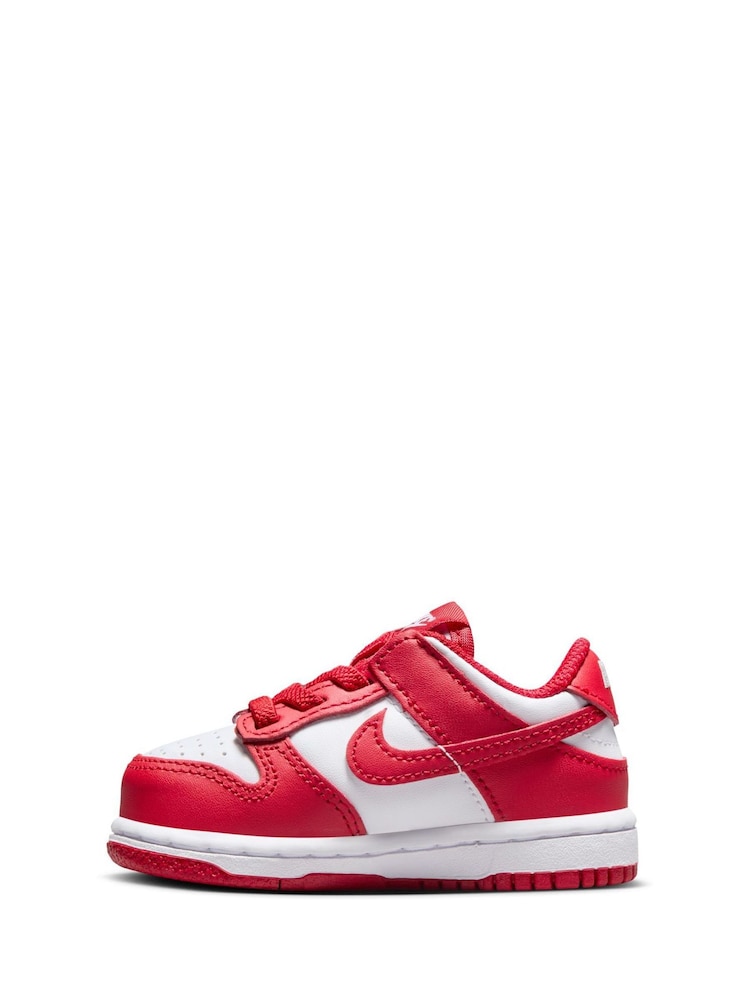 University Red/White - Nike Low Infant Dunk Trainers - Image 2 of 9
