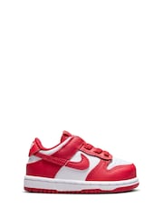 University Red/White - Nike Low Infant Dunk Trainers - Image 3 of 9