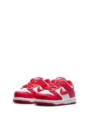 University Red/White - Nike Low Infant Dunk Trainers - Image 5 of 9