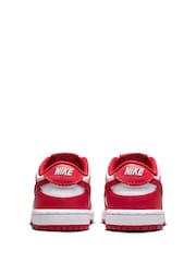 University Red/White - Nike Low Infant Dunk Trainers - Image 6 of 9