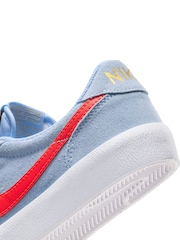 Nike Blue Red Youth Killshot Trainers - Image 9 of 9