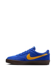 Nike Racer Blue and Gold Youth Killshot Trainers - Image 2 of 8