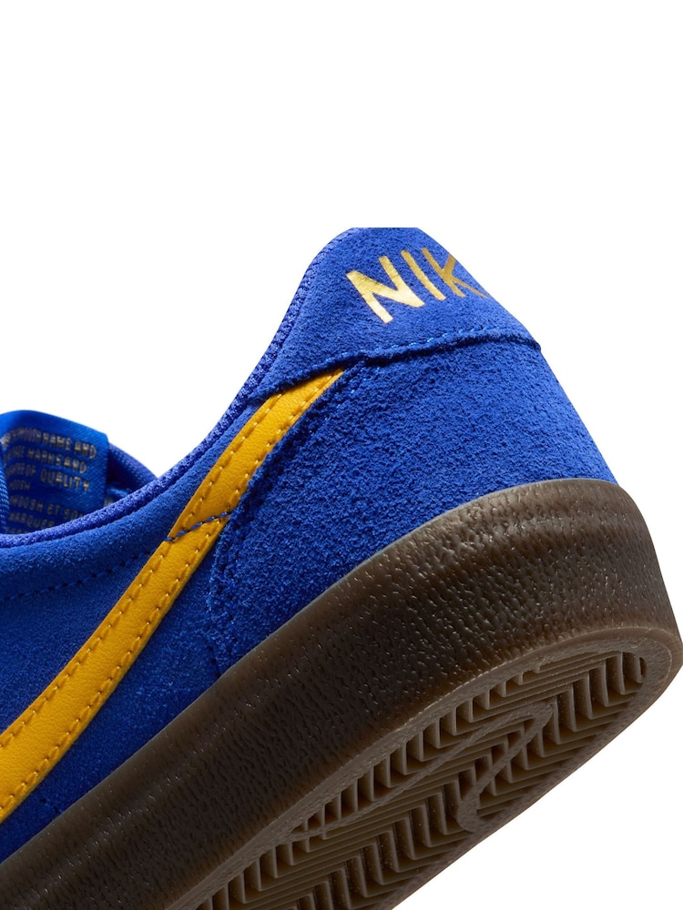 Nike Racer Blue and Gold Youth Killshot Trainers - Image 8 of 8
