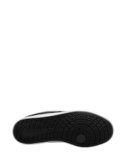 Nike Black/White SB Canvas Youth Trainers - Image 6 of 9