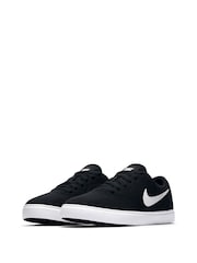 Nike Black/White SB Canvas Youth Trainers - Image 7 of 9