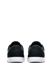 Nike Black/White SB Canvas Youth Trainers - Image 8 of 9