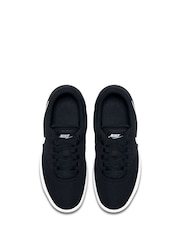 Nike Black/White SB Canvas Youth Trainers - Image 9 of 9
