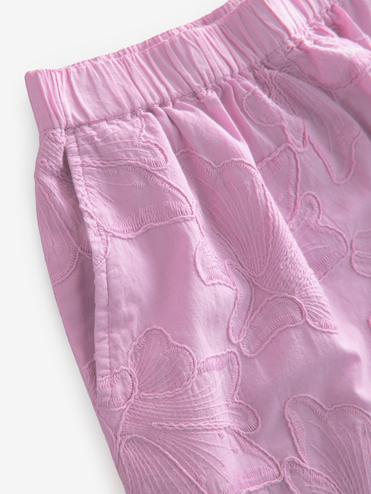 Pink 100% Cotton Cornelli Shorts - Image 7 of 7