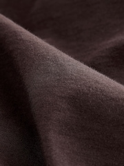 Chocolate Brown Tiered Jersey 100% Cotton Maxi Dress - Image 10 of 10