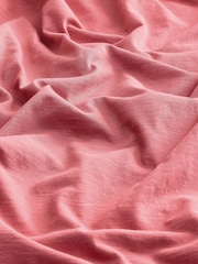Pink One Shoulder 100% Cotton Midi Dress - Image 10 of 11