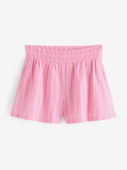 Pink Beach Shorts With Linen - Image 6 of 7