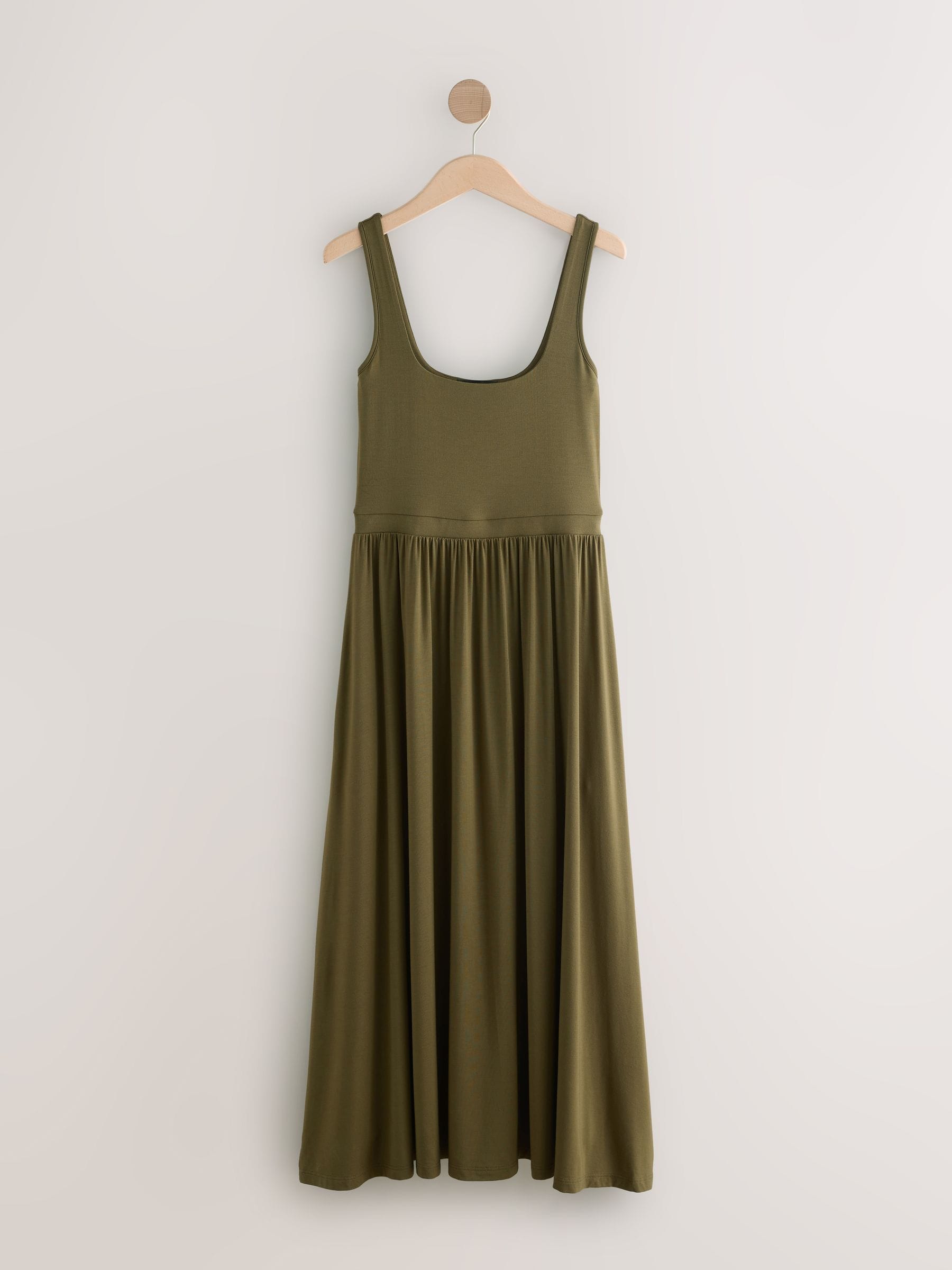 Buy Olive Green Jersey Waisted Summer Dress from Next USA