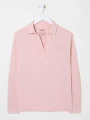 FatFace Paige Rose Pink Jersey Shirt - Image 4 of 4
