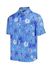 Fanatics Blue	England Hawaiian Shirt - Image 2 of 3