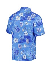 Fanatics Blue	England Hawaiian Shirt - Image 3 of 3
