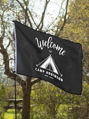 Personalised Black Camping Flag by Jonnys Sister - Image 3 of 3