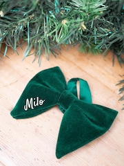 Green Personalised Dog Bow Tie by Jonnys Sister - Image 4 of 4