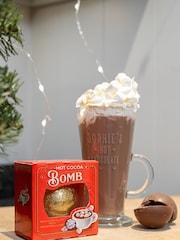 Natural Personalised Christmas Hot Chocolate Glass by Jonnys Sister - Image 2 of 5