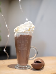 Natural Personalised Christmas Hot Chocolate Glass by Jonnys Sister - Image 3 of 5