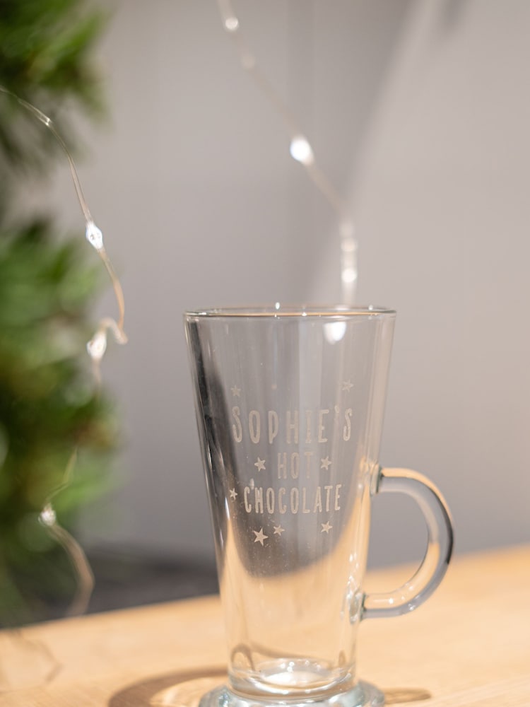 Natural Personalised Christmas Hot Chocolate Glass by Jonnys Sister - Image 5 of 5