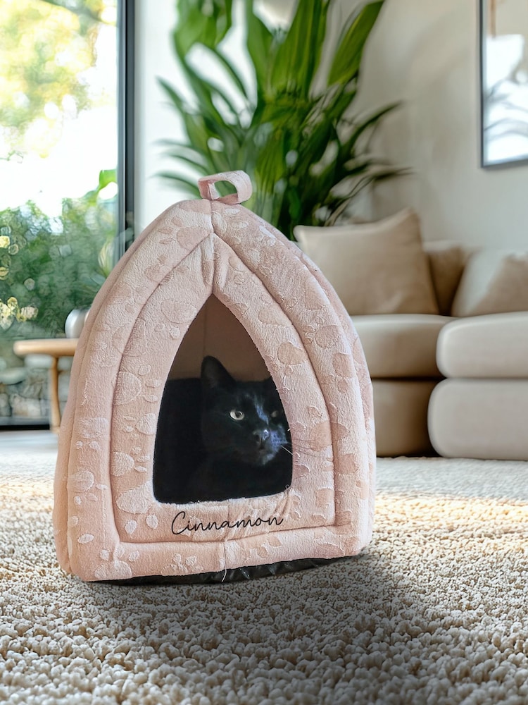 Personalised Pyramid Cat Bed by Jonnys Sister - Image 2 of 4