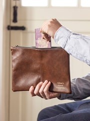 Personalised Nuhide Travel Pouch by Jonny's Sister - Image 3 of 3