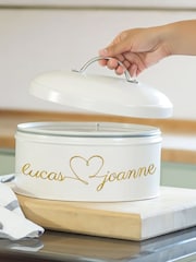 Personalised Heart Cake Tin by Jonnys Sister - Image 1 of 5