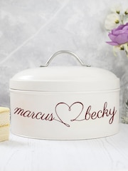 Personalised Heart Cake Tin by Jonnys Sister - Image 2 of 5