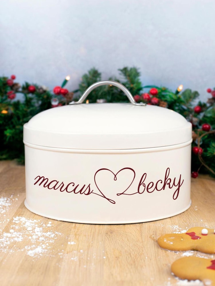 Personalised Heart Cake Tin by Jonnys Sister - Image 5 of 5
