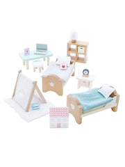 Le Toy Van Wooden Dolls House Childs Bedroom - Image 1 of 6
