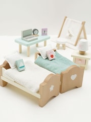 Le Toy Van Wooden Dolls House Childs Bedroom - Image 4 of 6