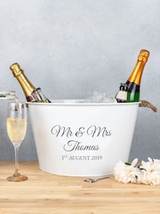 Personalised Wedding Wine Cooler by Jonny's Sister - Image 1 of 4