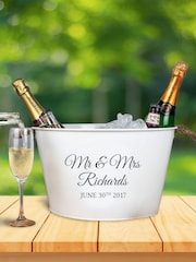 Personalised Wedding Wine Cooler by Jonny's Sister - Image 2 of 4