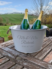 Personalised Wedding Wine Cooler by Jonny's Sister - Image 3 of 4