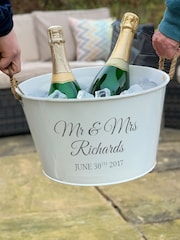 Personalised Wedding Wine Cooler by Jonny's Sister - Image 4 of 4