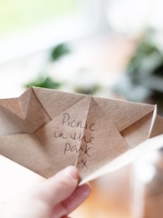 Personalised Date Night White Jar with Origami Hearts by Jonnys Sister - Image 3 of 4