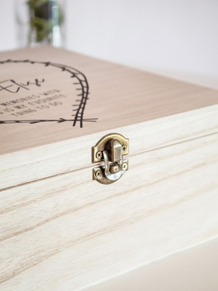 Personalised Wooden Memory Box by Jonnys Sister - Image 4 of 4