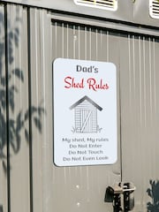 Personalised White Shed Sign by Jonnys Sister - Image 2 of 4